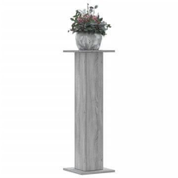Vidaxl Stalci za biljke, set od 2, sivi hrast sonoma, 30x30x95 cm