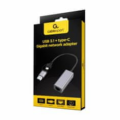 CABLEXPERT USB 3.1 TypeA/TypeC mrežni UTP Giga A-USB3AC-LAN-01 pretvarač
