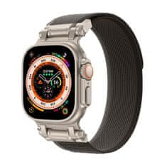 Tech-protect Nylon remen za Apple Watch 42/44/45/49mm, black/orange