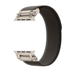 Tech-protect Nylon remen za Apple Watch 42/44/45/49mm, black/orange