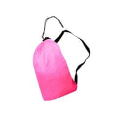 Aga Napuhujuća vreća LAZY BAG 230x70 cm Crna/Ružičasta