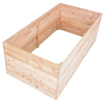 Rojaplast Vrtna gredica PREMIUM Modrin 135x70x50cm - Drveni održivi materijal