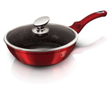 Berlingerhaus Granitna tava 24 cm BERLINGER HAUS RED METALLIC LINE BH-1259