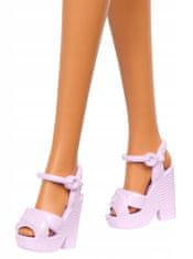 Mattel Barbie Fashionistas model lutka, ljubičasta suknja, 65. godišnjica (FBR37)