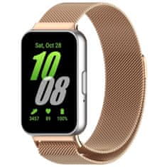 BStrap Milanese remen za Samsung Galaxy Fit 3, rose gold