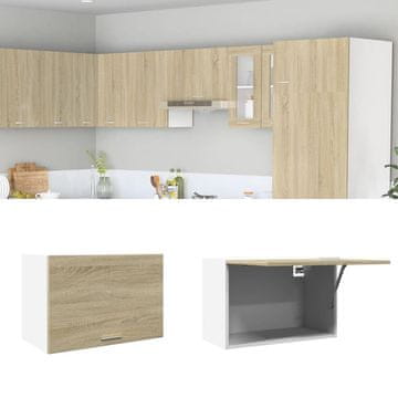 Vidaxl Zidni ormarić Sonoma hrast 60x31x40 cm iverica