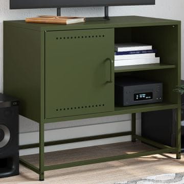 Vidaxl TV stalak boje senfa 100,5 x 39 x 60,5 cm čelik