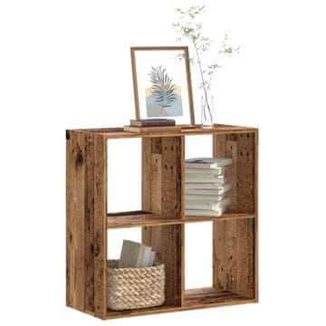 Vidaxl Polica, Staro drvo, 68,5 x 32 x 68,5 cm, Materijal na bazi drva