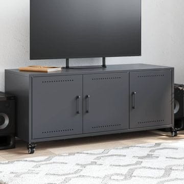 Vidaxl TV ormarić antracit boje 100,5 x 39 x 43,5 cm čelik