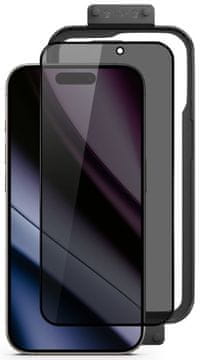 EPICO Privacy 3D ochranné sklo pro s instalačním rámečkem iPhone 16 90812151300014