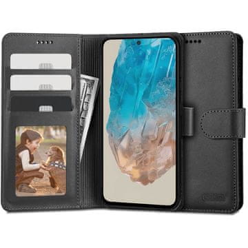 Tech-protect Wallet preklopna maska za Samsung Galaxy M35 5G, crno