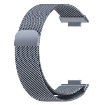 BStrap Milanese remen za Huawei Watch Fit 2, space gray