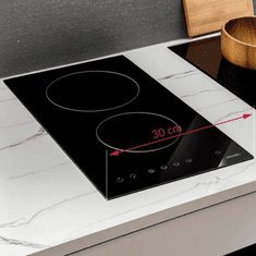 MPM Ploča 30-VCB-22/Y, staklokeramika, 2 zone za kuhanje, 3000W