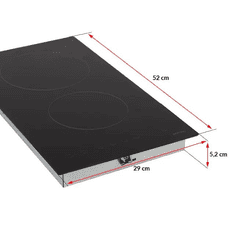 MPM Ploča 30-VCB-22/Y, staklokeramika, 2 zone za kuhanje, 3000W