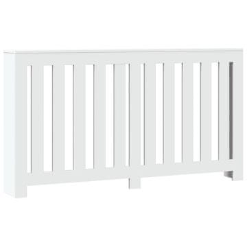 Vidaxl Pokrov za radijator bijeli 149x20x82 cm konstruirano drvo