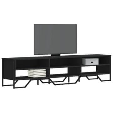 Vidaxl TV ormarić crni 180x34x41 cm materijal na bazi drveta