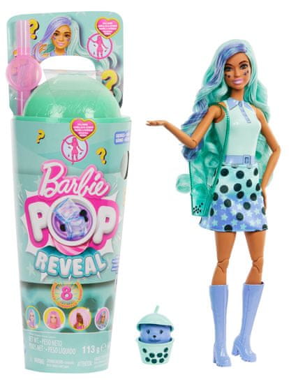Mattel Barbie doll Pop Reveal Barbie bubble tea zeleni čaj