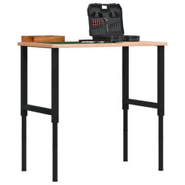 Vidaxl Podesivi okviri za radni stol 2 kom. metalni 55 x (69-95,5) cm