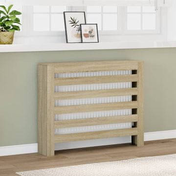 Vidaxl Poklopac za radijator, hrast Sonoma, 104x20x82 cm