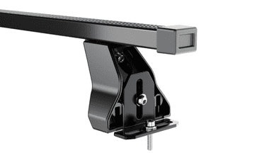 Menabo Omega XL krovni nosač, s nogama, 150 cm, crna