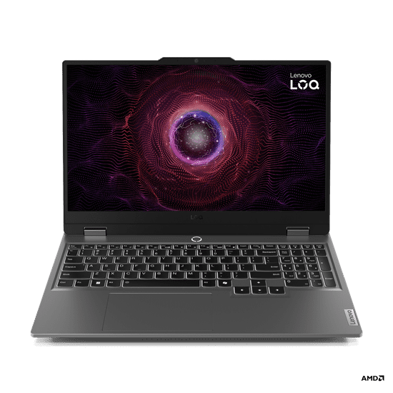 Lenovo LOQ 15 prijenosno računalo, R7-7435HS, 24GB, SSD512GB, RTX4050, FreeDOS, siva (83JC006GSC)