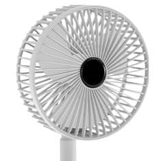HOME & MARKER® Prenosni stolni ventilator s USB punjenjem, podesive 3 brzine i nagib – tihi i kompaktni za ured | FOLDICOOL