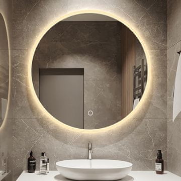 S6 Steklarstvo Šest Kupaonsko LED ogledalo S617B, fi70cm