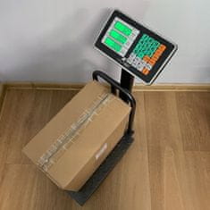 Malatec Digitalna baterija za pohranu podataka. elektronska vaga do 150 kg LCD osvijetljen crno