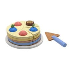Aga4Kids Drvena torta za rezanje za djecu