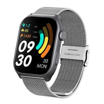 NEOGO Gear 7 Pro pametni sat, srebro