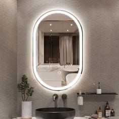 S6 Steklarstvo Šest LED ogledalo S612B, 60x100cm