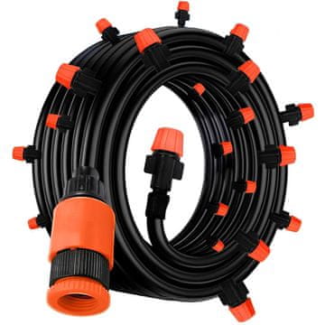LIVEFY Garden vrtna prskalica s vodenom zavjesom 15m, crna