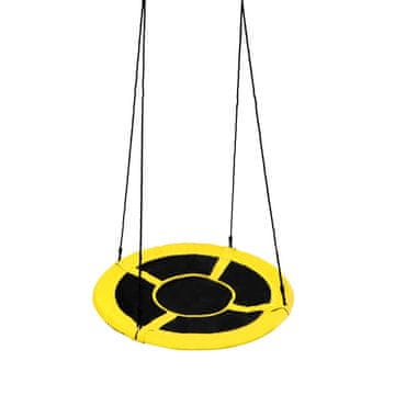 Aga Viseća ljuljačka krug 90 cm Žuta