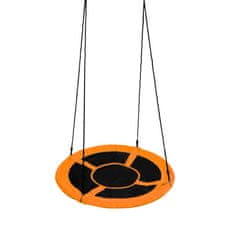 Viseća ljuljačka krug 90 cm Narančasta