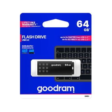 GoodRam USB 3.0 memorijski stick 64GB UME3 crni