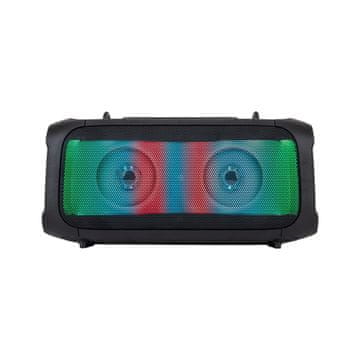 Krüger&Matz Prijenosna baterija. FM USB karaoke zvučnik Bluetooth LED RGB 8W Music Box GO + mikrofon