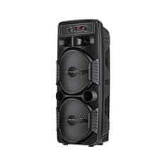 Krüger&Matz Prijenosna baterija. FM USB karaoke zvučnik Bluetooth LED RGB Music Box Maxi