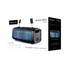 Krüger&Matz Prijenosna baterija. FM USB karaoke zvučnik Bluetooth LED RGB 8W Music Box GO + mikrofon
