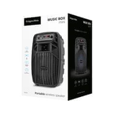 Krüger&Matz Prijenosna baterija. FM USB karaoke zvučnik Bluetooth LED RGB 10W Music Box Mini