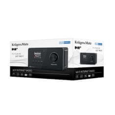 Krüger&Matz WiFi Bt Dab FM Internet Radio LCD 2,4 "27.000 BOXER I VRIJEME
