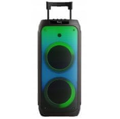 Klarstein Prijenosni AK. 7AH FM USB Karaoke Loud Bluetooth 300W 2x mikrofon LED RGB Infinity