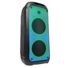 Klarstein Prijenosni AK. 7AH FM USB Karaoke Loud Bluetooth 300W 2x mikrofon LED RGB Infinity