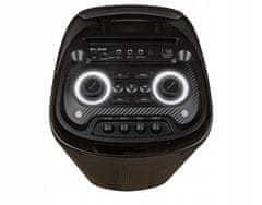 Klarstein Prijenosni AK. 7AH FM USB Karaoke Loud Bluetooth 300W 2x mikrofon LED RGB Infinity