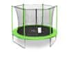 Legoni Fun trampolin sa zaštitnom mrežom, 244 cm, zeleni