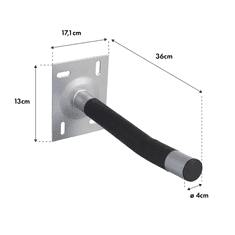 Maclean Univerzalni zidni nosač MC-438, 2 komada