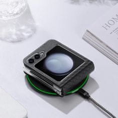 Dux Ducis Brill preklopna maska za Samsung Galaxy Z Flip 6, crno