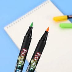 JOJOY® Set akrilnih markera (24 komada), za kamen i tekstil, 1+1 gratis | ACRYLICPENS