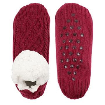 VIVVA® Termo čarape, papuče s flis podstavom i neklizajućim potplatom, zimske kućne, fluffy čarape | FLEECEFEET