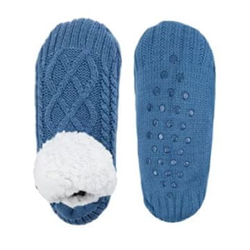 VIVVA® Termo čarape, papuče s flis podstavom i neklizajućim potplatom, zimske kućne, fluffy čarape | FLEECEFEET