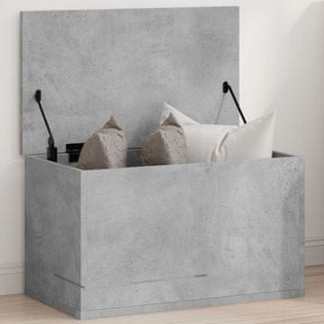 Vidaxl Komoda, betonsko siva, 60x35x35 cm, materijal na bazi drva